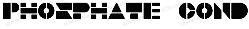 Phosphate Condensed Pro Solid字体转换